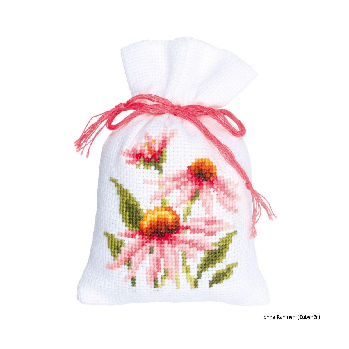 Vervaco counted herbal bags stitch kit Coneflowers and...