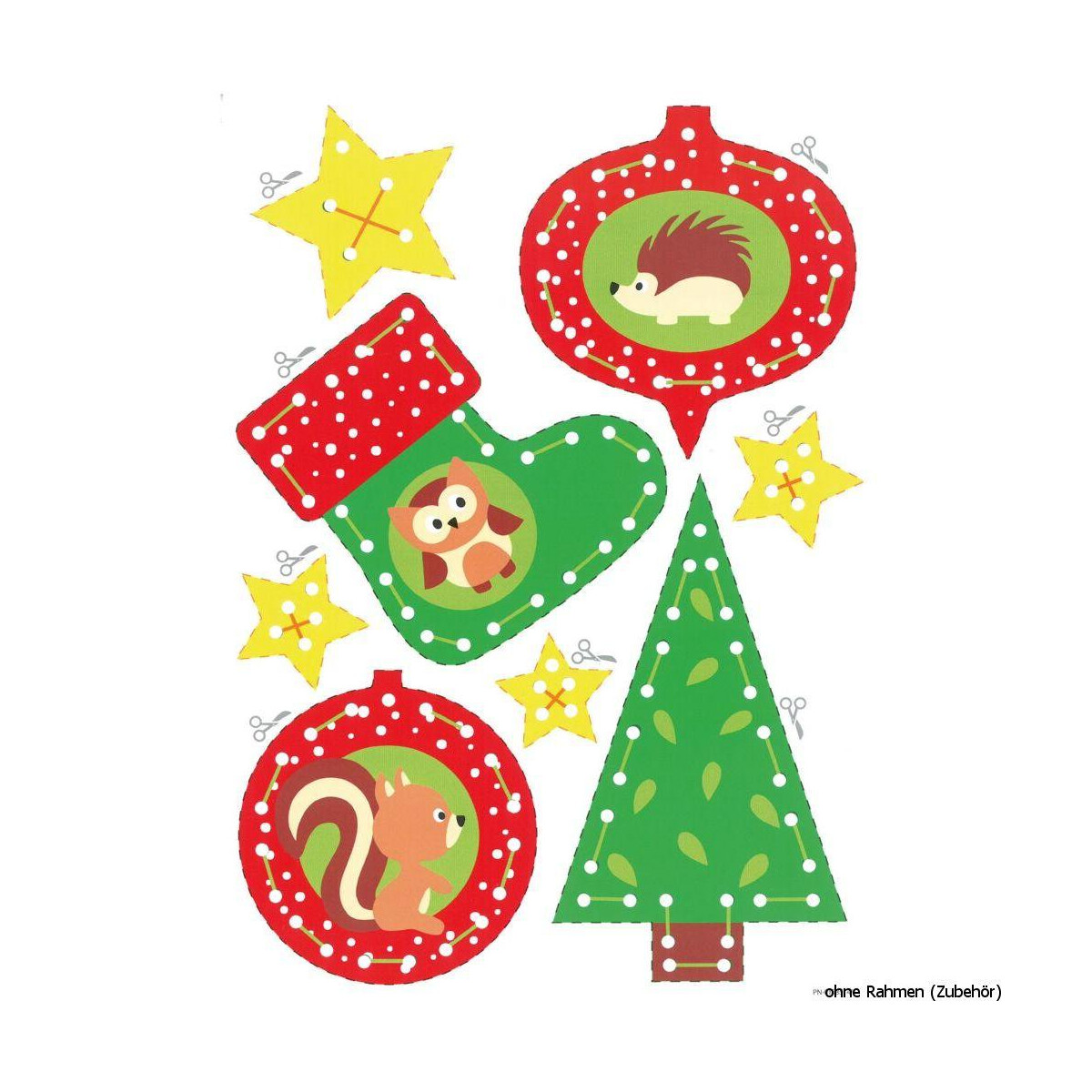 Vervaco embroidery cards stitch kit "Christmas...