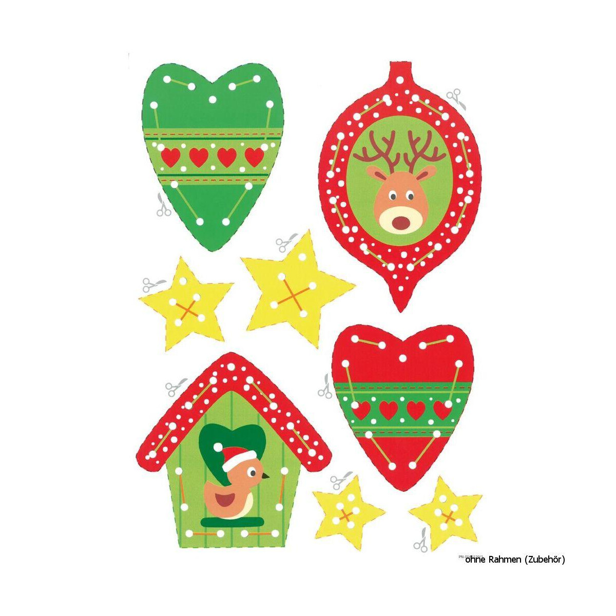 Vervaco embroidery cards stitch kit "Christmas...