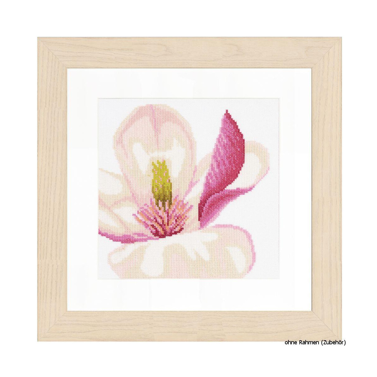 Lanarte cross stitch kit "magnolia flower II",...