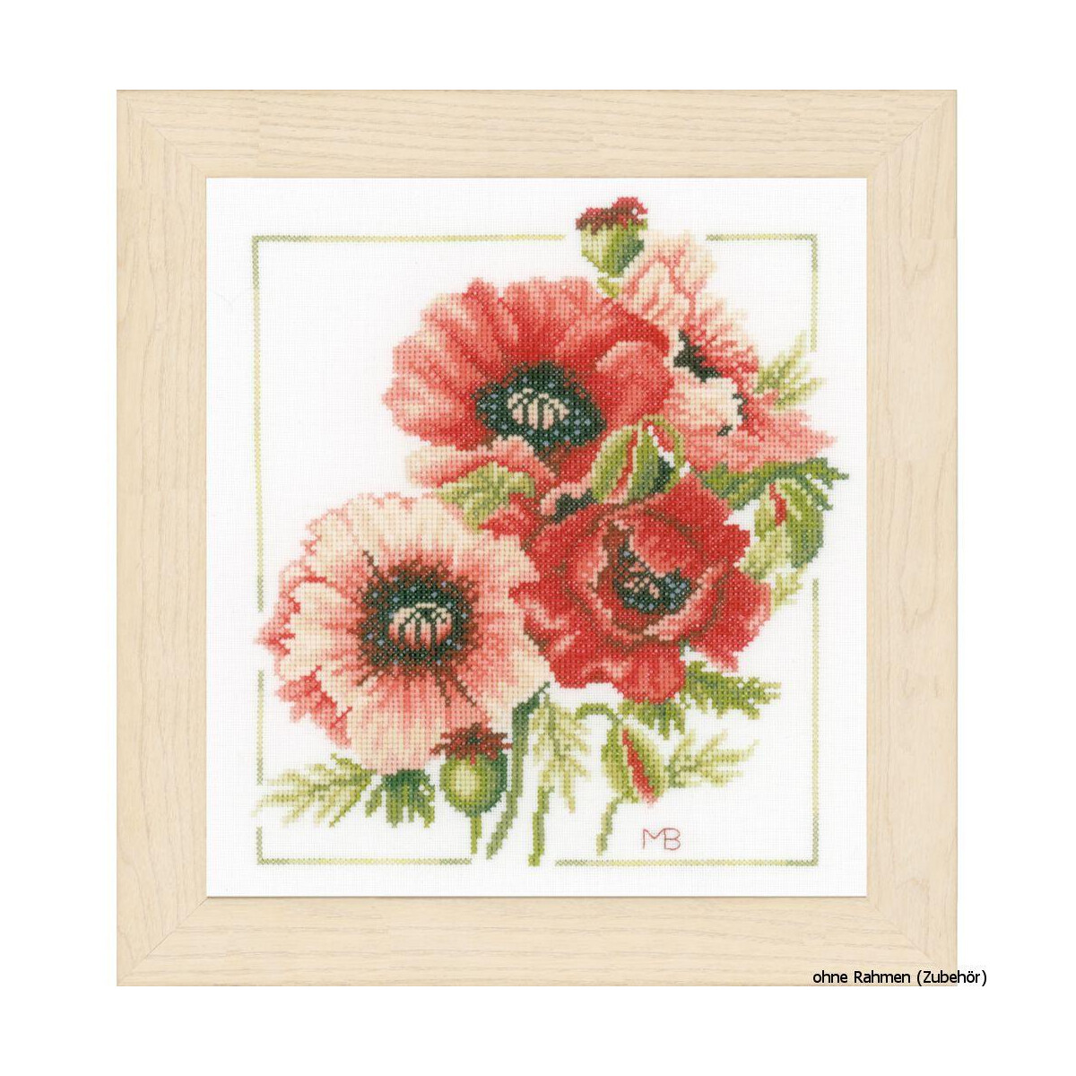 Lanarte Cross Stitch kit "anemone bouquet"...