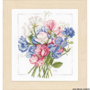 Lanarte cross stitch kit "colourful bouquet"...