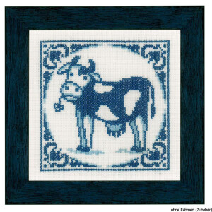 Lanarte cross stitch kit "Delft Blau Aida 4er...