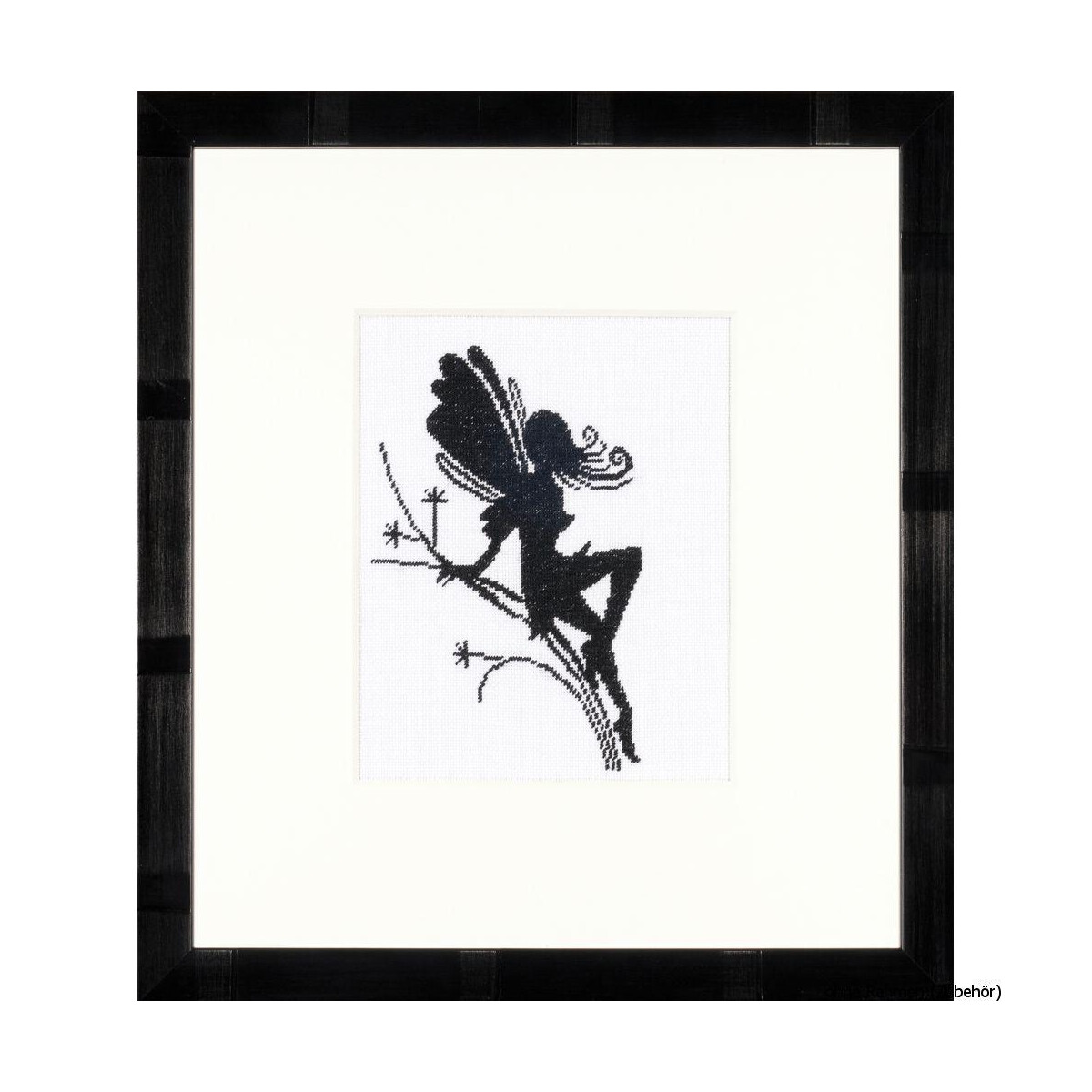 A framed embroidery pack from Lanarte featuring the black...