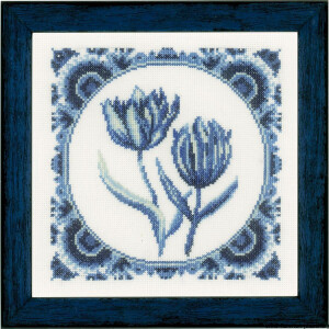 Lanarte cross stitch kit "tulips Aida",...