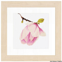 Lanarte Kruissteekset "Magnolia bloesem telstof", telpatroon