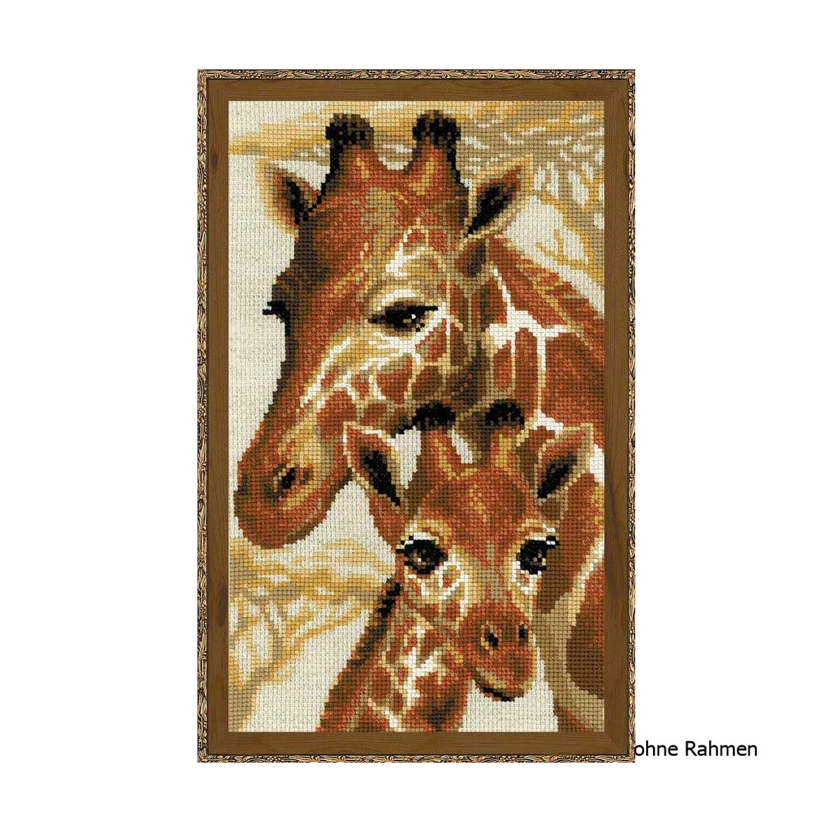 Riolis Stickbild-Set Kreuzstich "Giraffen",...