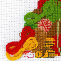 Riolis counted cross stitch Kit Hamster and Toad, DIY