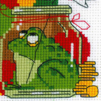 Риолис Набор для вышивания крестом "Хомяк и жаба", счетная схема