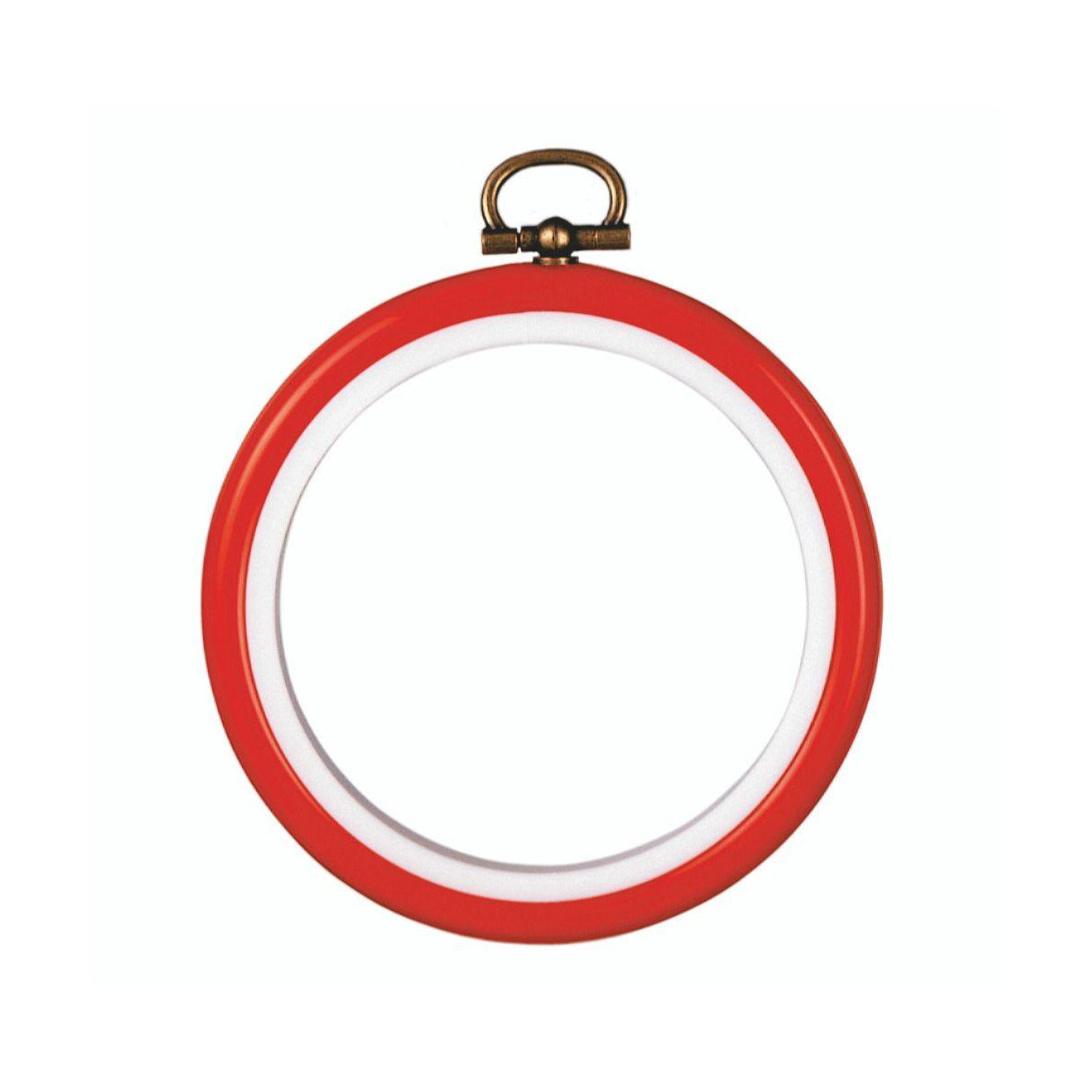 Vervaco Plastic frame 1272/666 7.5 cm red, DIY